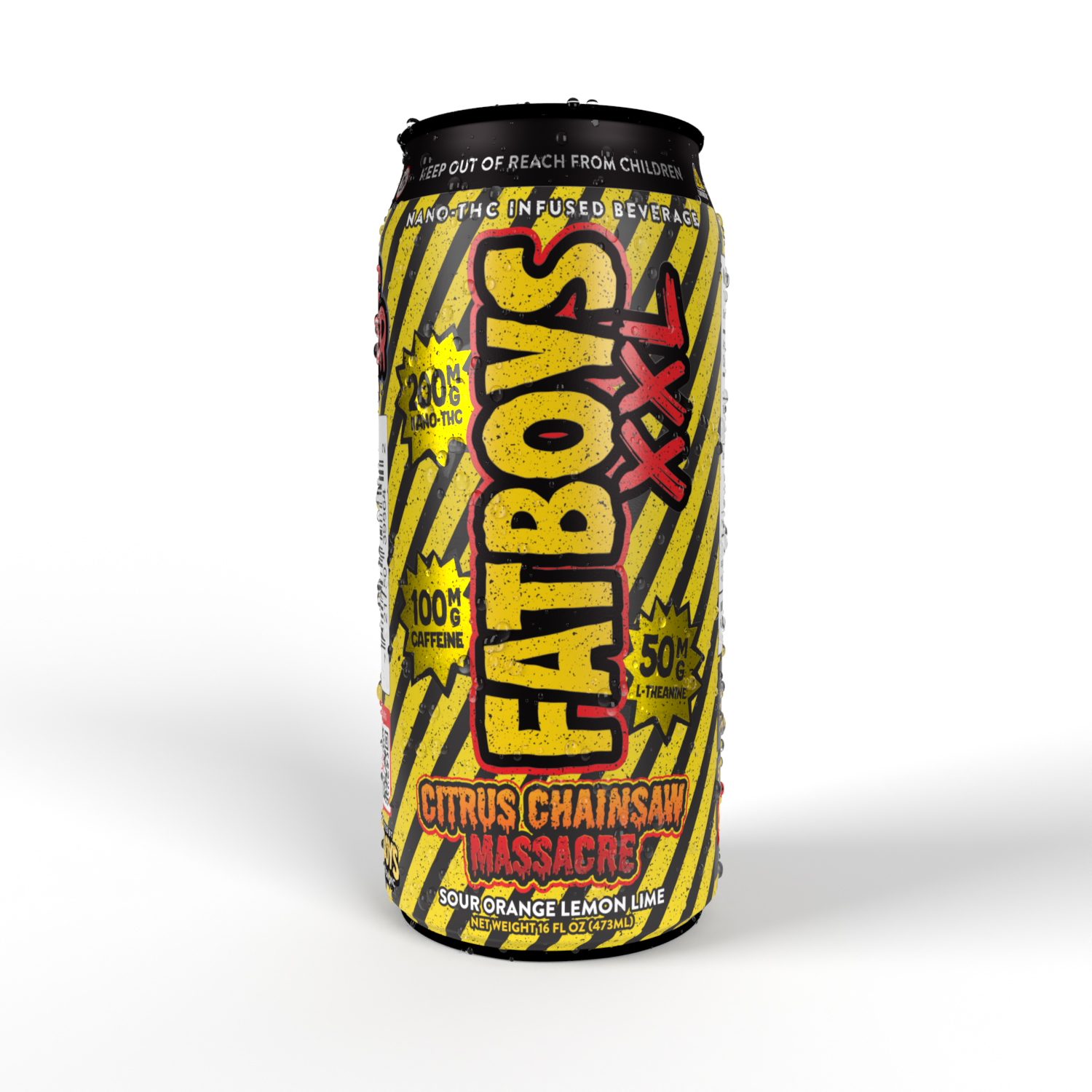 FATBOYs FATBOYs XXL — 200MG THC Citrus Chainsaw Massacre