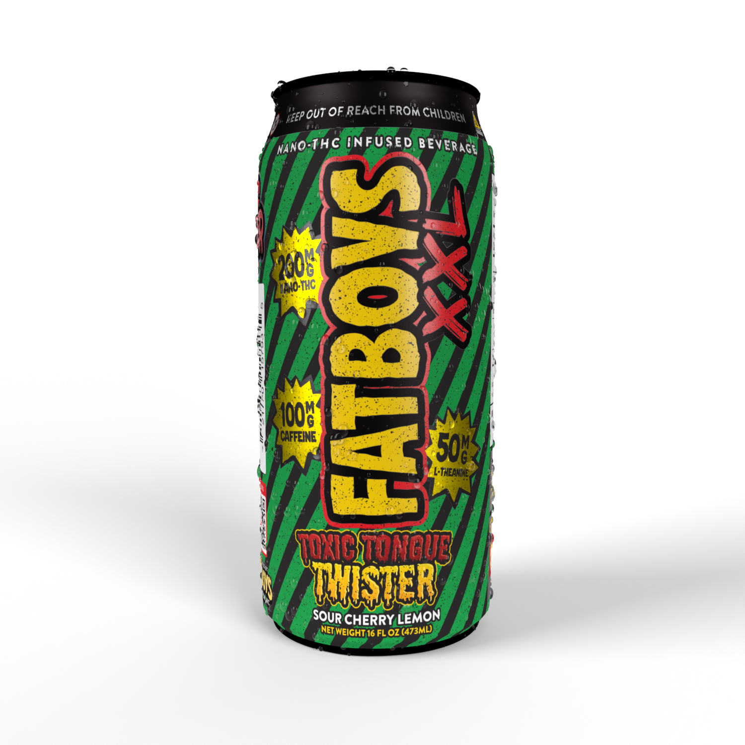 FATBOYs FATBOYs XXL — 200MG THC Toxic Tongue Twister