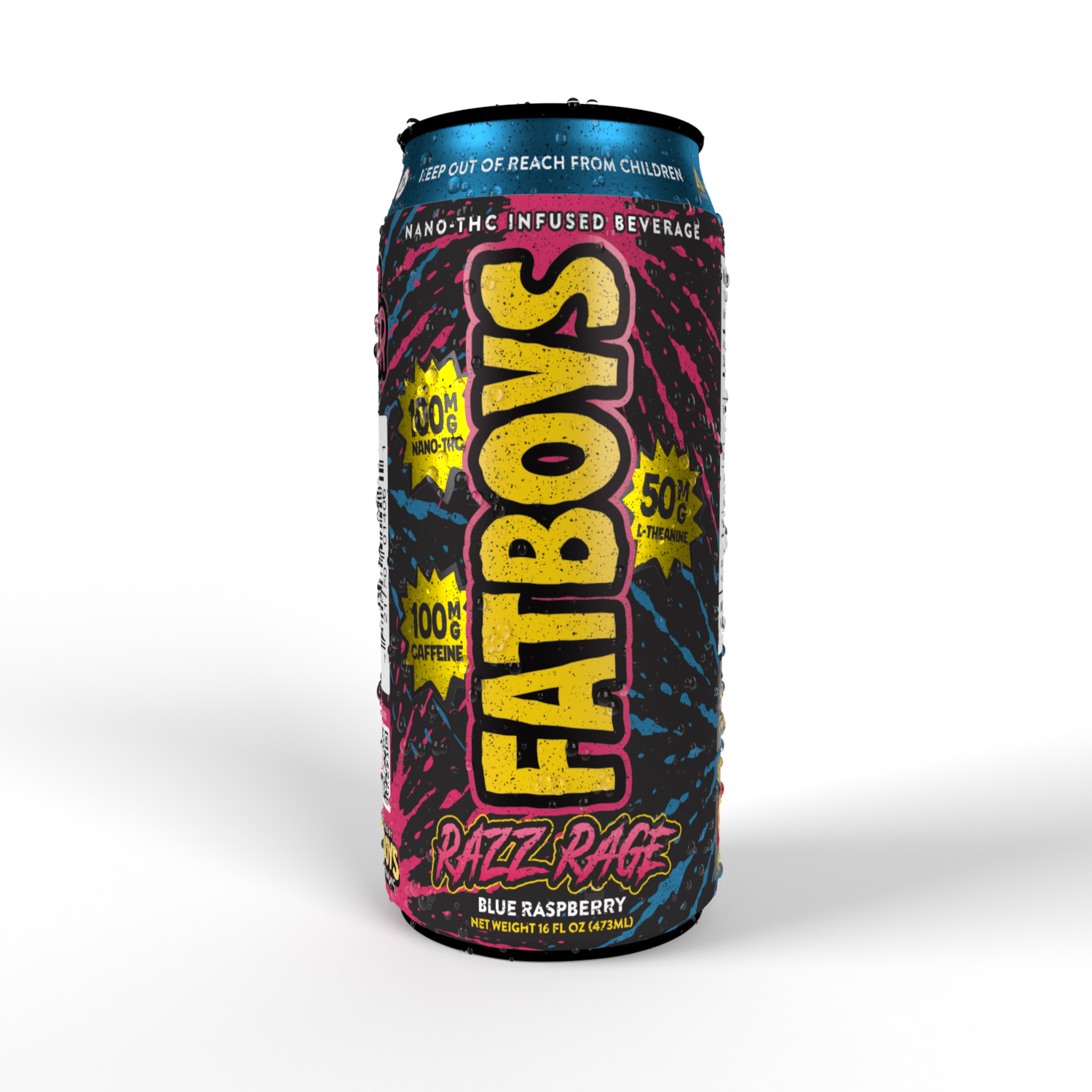 FATBOYs FATBOYs OG — 100MG THC Razz Rage