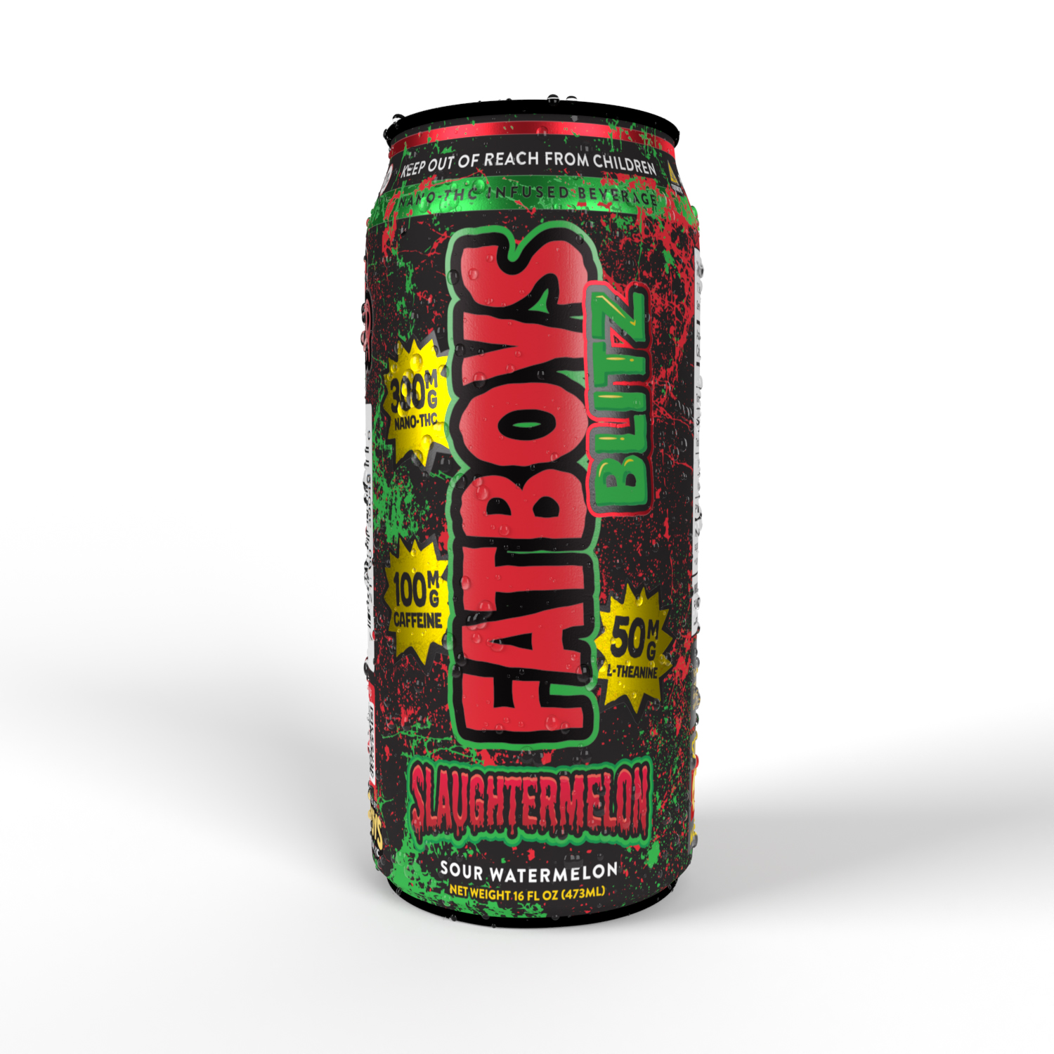FATBOYs FATBOYs BLITZ — 300MG THC Slaughtermelon