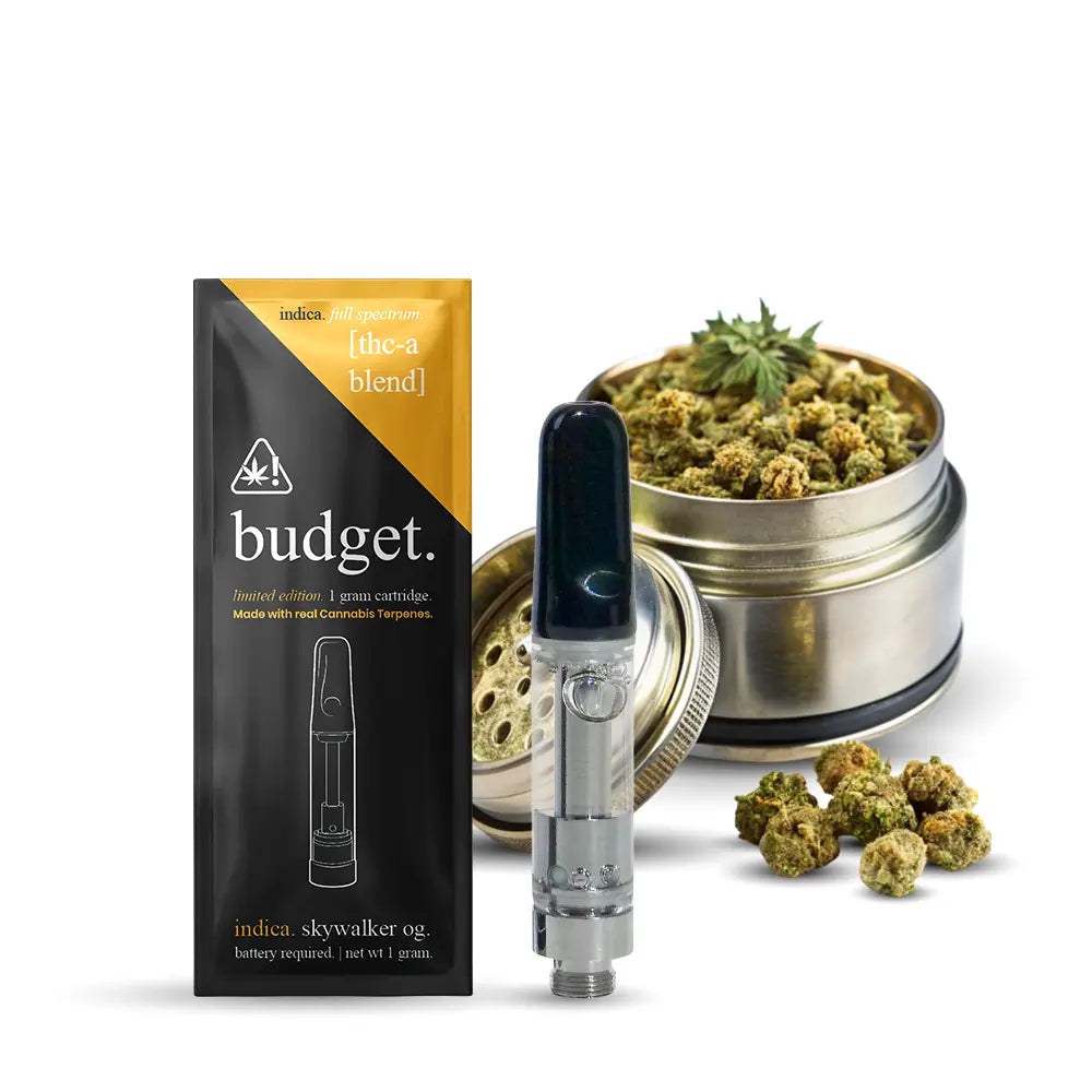 Budget BUDGET THCA 1G Vape Cartridge BUDGET THCA 1G VAPE CARTRIDGE - Skywalker OG (Indica)