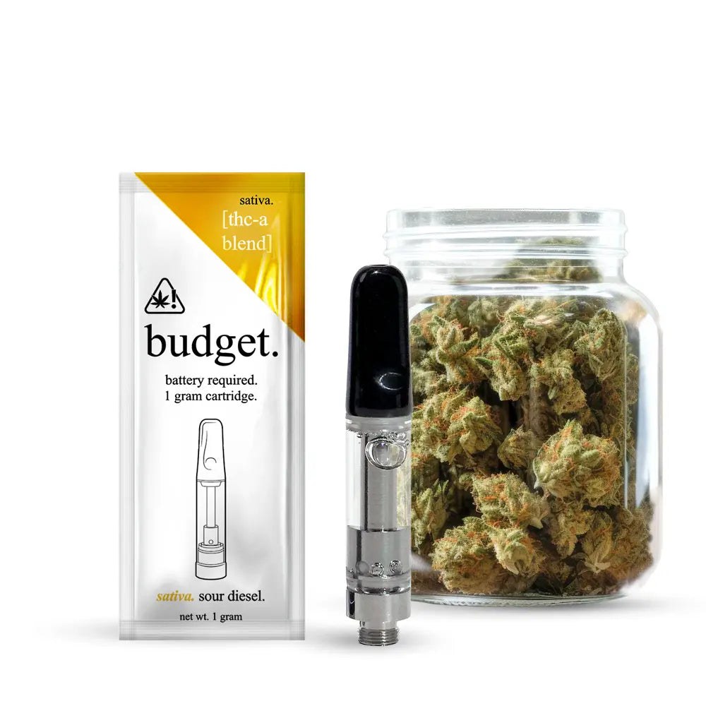 Budget BUDGET THCA 1G Vape Cartridge BUDGET THCA 1G VAPE CARTRIDGE - Sour Diesel (Sativa)
