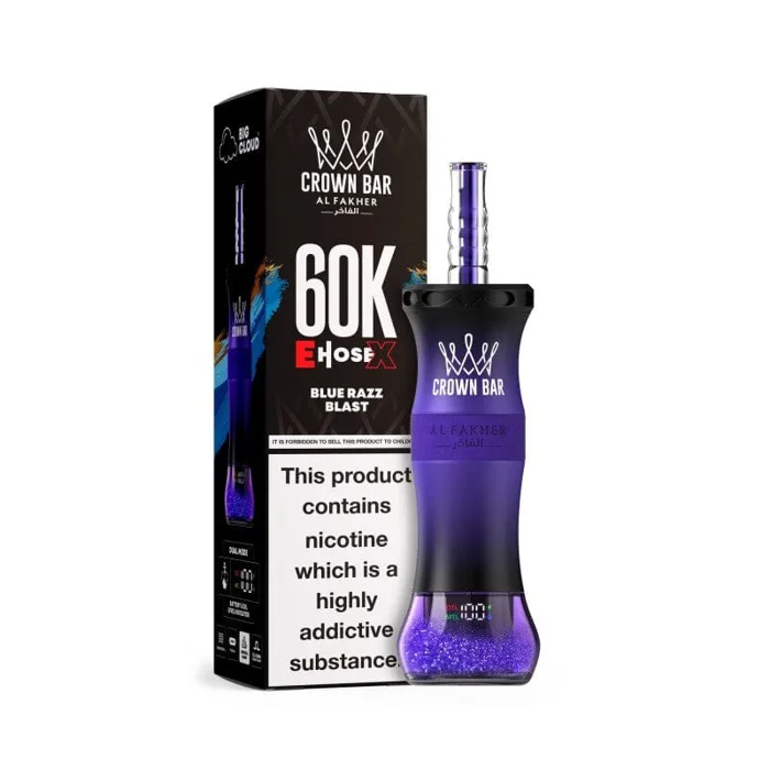 Crown Bar Crown Bar 60K E Hose X Blue Razz Blast