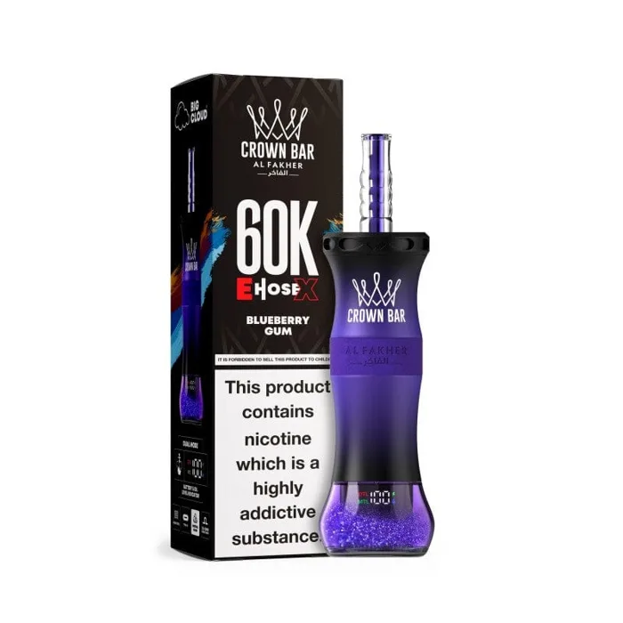 Crown Bar Crown Bar 60K E Hose X Blueberry Gum
