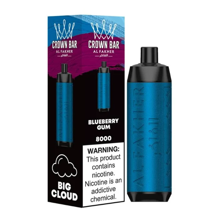 Crown Bar Crown Bar Classic 8K Blueberry Bubblegum