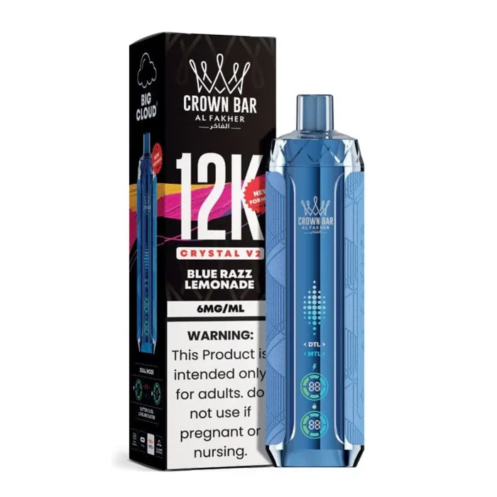Crown Bar Crown Bar Crystal V2 12K Blue Razz Lemonade
