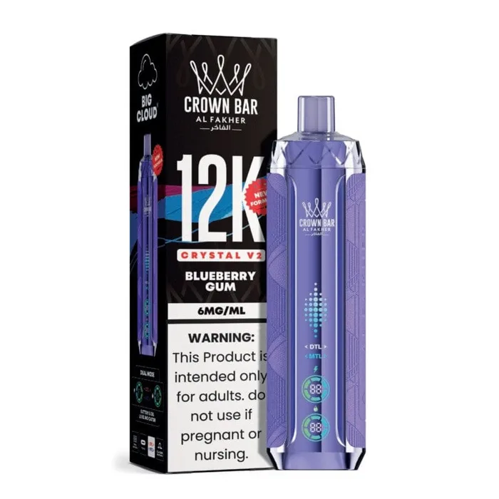 Crown Bar Crown Bar Crystal V2 12K Blueberry Gum