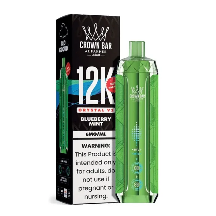 Crown Bar Crown Bar Crystal V2 12K Blueberry Mint