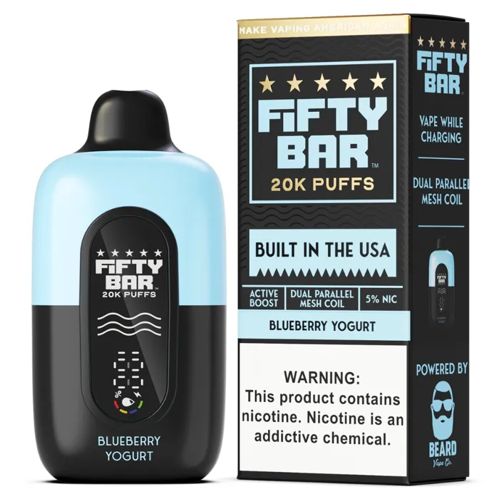 Fifty Bar Fifty Bar 20000 Black Series Blueberry Yogurt