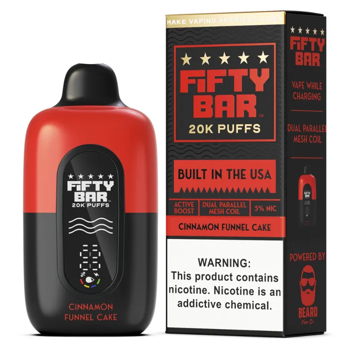 Fifty Bar Fifty Bar 20000 Black Series Cinnamon Funnel Cake