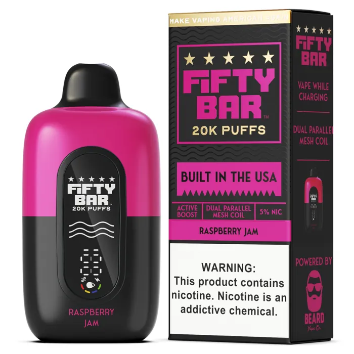 Fifty Bar Fifty Bar 20000 Black Series Raspberry Jam