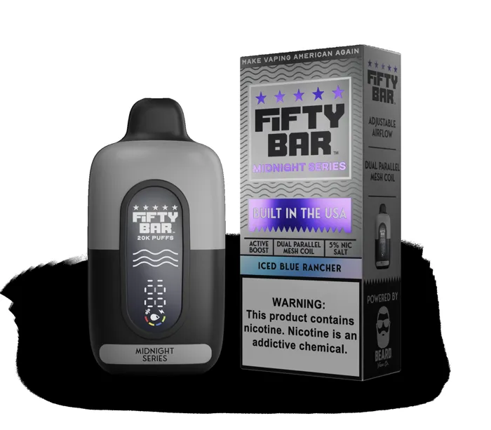 Fifty Bar Fifty Bar 20000 Midnight Series Iced Blue Rancher