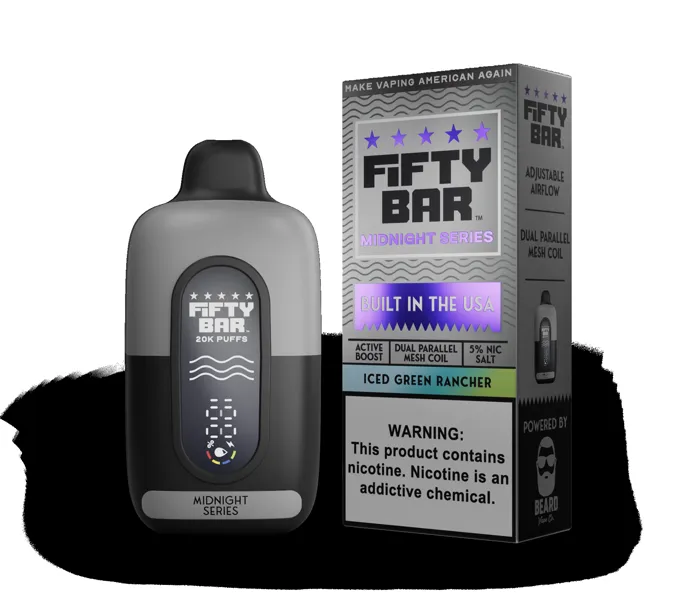 Fifty Bar Fifty Bar 20000 Midnight Series Iced Green Rancher