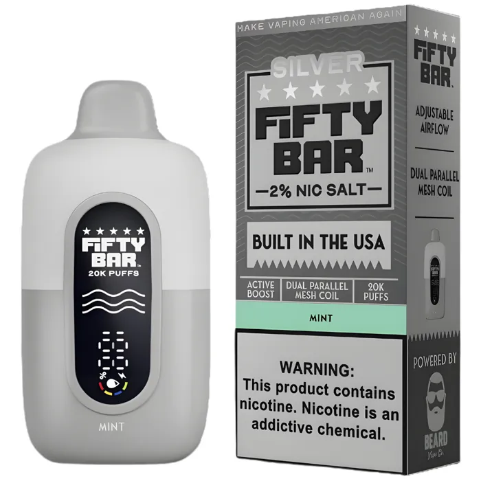 Fifty Bar Fifty Bar 20000 Silver Series Mint