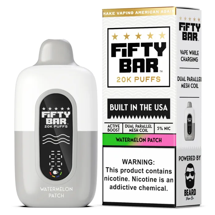 Fifty Bar Fifty Bar 20000 White Series Frozen Watermelon