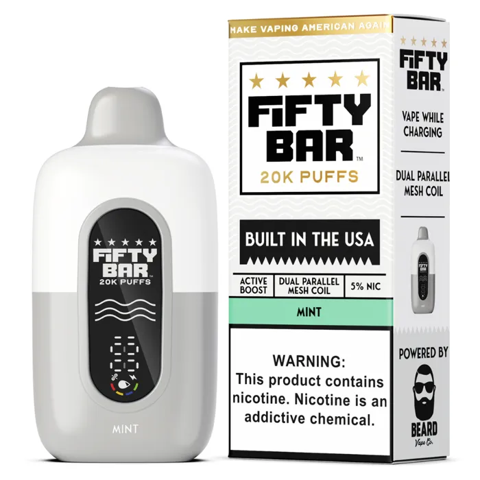 Fifty Bar Fifty Bar 20000 White Series Mint