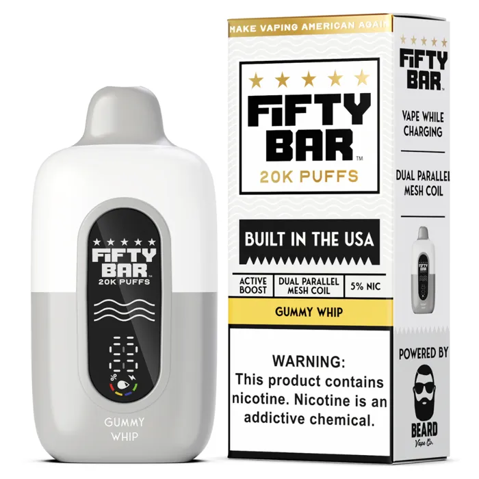 Fifty Bar Fifty Bar 20000 White Series Pineapple Whip