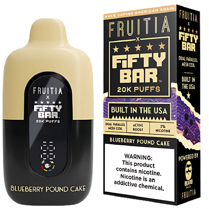 Fifty Bar Fifty Bar 20000 X Fruitia Blueberry Pound Cake