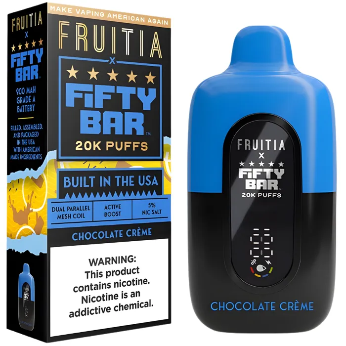 Fifty Bar Fifty Bar 20000 X Fruitia Chocolate Crème