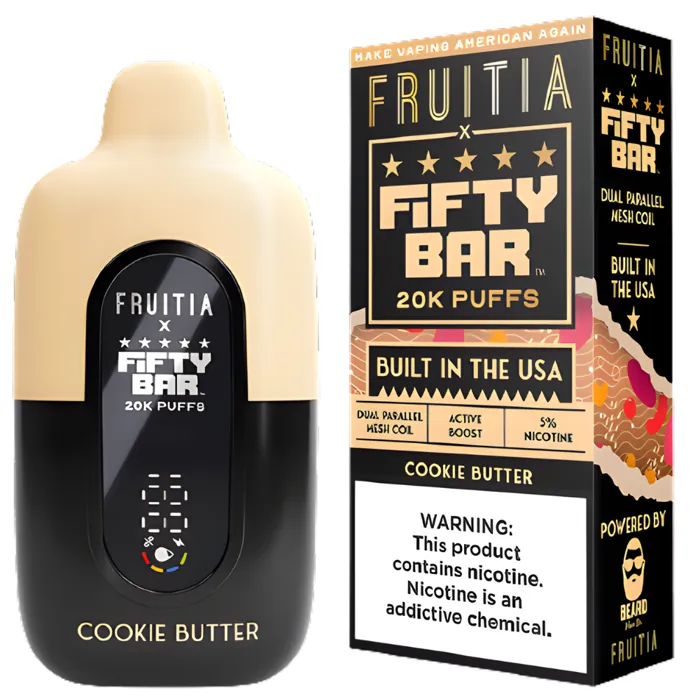 Fifty Bar Fifty Bar 20000 X Fruitia Cookie Butter