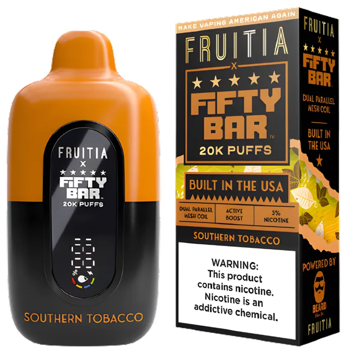 Fifty Bar Fifty Bar 20000 X Fruitia Southern Tobacco