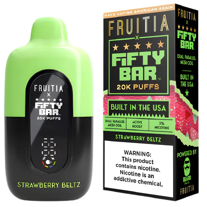 Fifty Bar Fifty Bar 20000 X Fruitia Strawberry Beltz