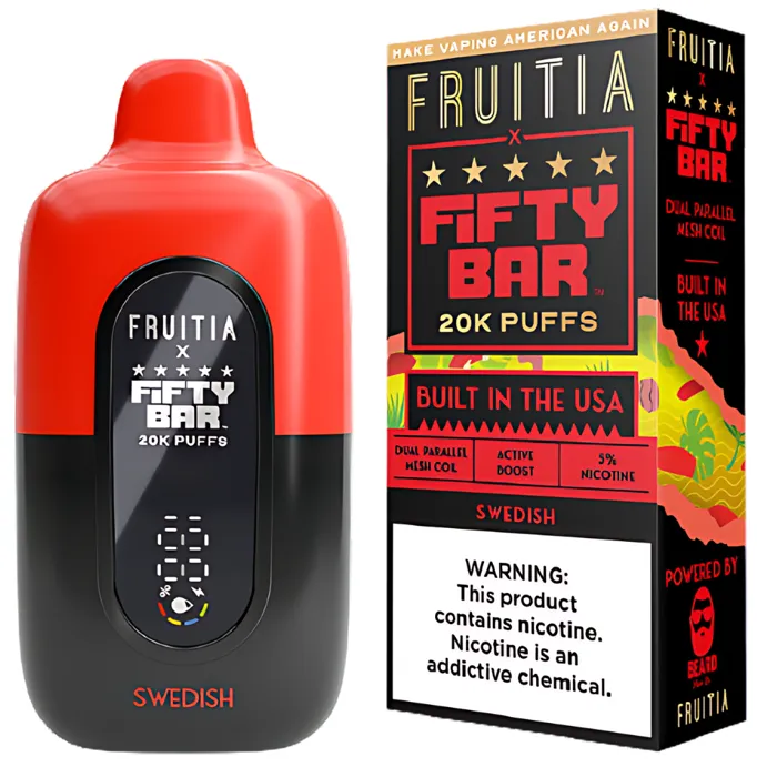 Fifty Bar Fifty Bar 20000 X Fruitia Swedish