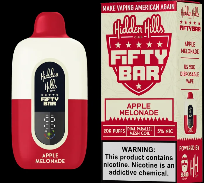 Fifty Bar Fifty Bar 20000 X Hidden Hills Apple Melonade