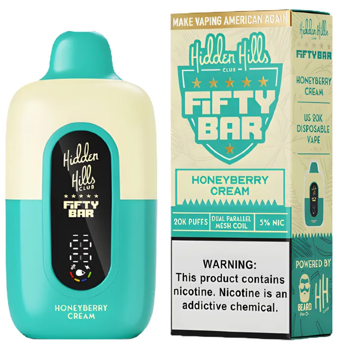 Fifty Bar Fifty Bar 20000 X Hidden Hills HoneyBerry Cream