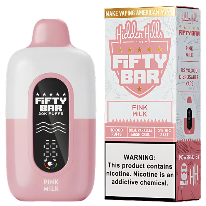 Fifty Bar Fifty Bar 20000 X Hidden Hills Pink Milk