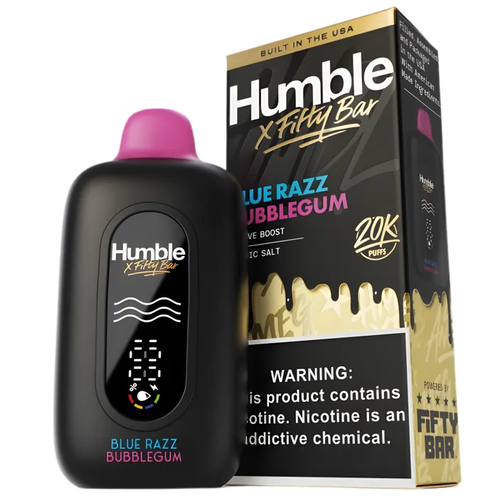 Fifty Bar Fifty Bar 20000 X Humble Blue Razz Bubblegum