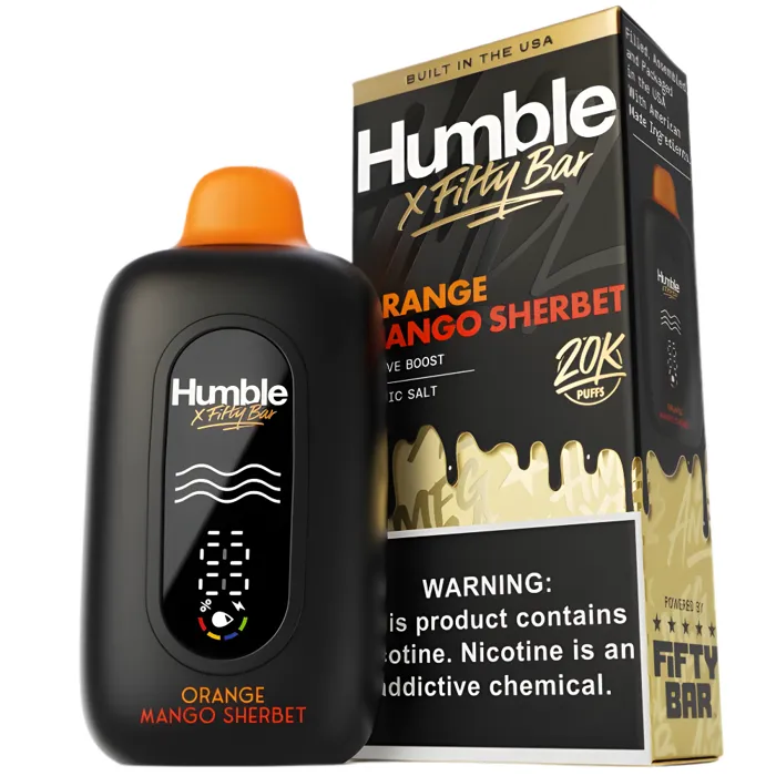 Fifty Bar Fifty Bar 20000 X Humble Orange Mango Sherbet