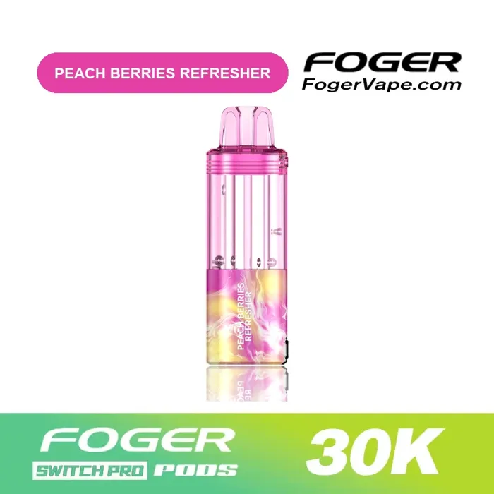 Foger Switch Pro 30000 Pod Peach Berries Refresher