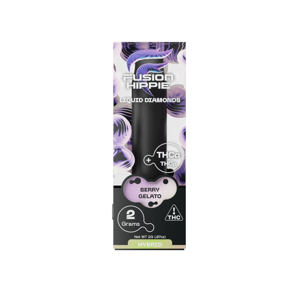 Fusion Hippie THCa 2ML Disposable Vape Pen Berry Gelato