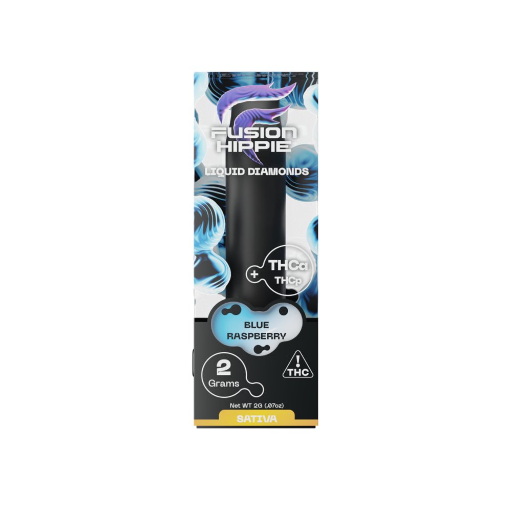 Fusion Hippie THCa 2ML Disposable Vape Pen Blue Raspberry