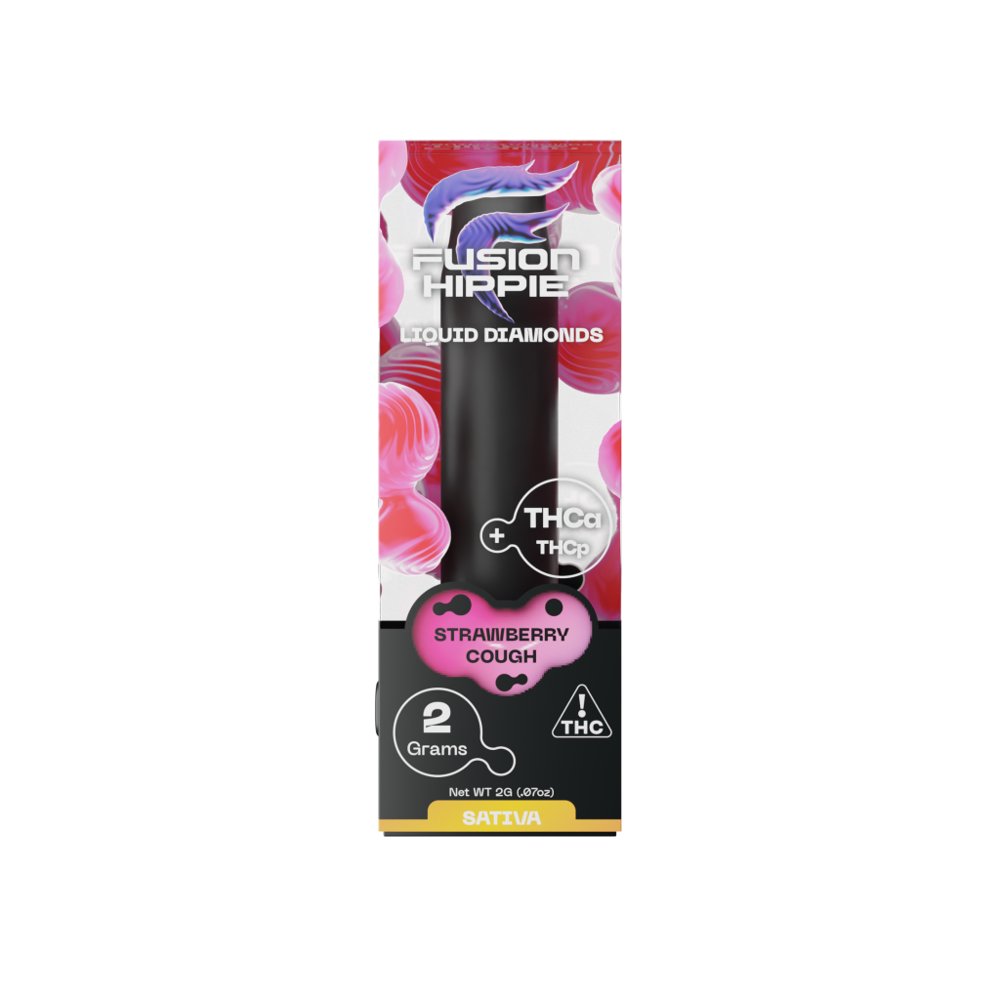 Fusion Hippie THCa 2ML Disposable Vape Pen Strawberry Cough
