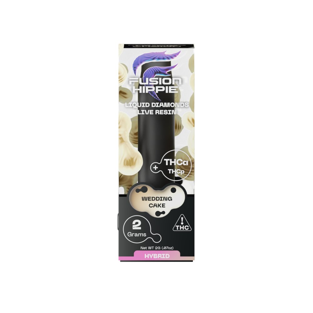 Fusion Hippie THCa 2ML Disposable Vape Pen Wedding Cake