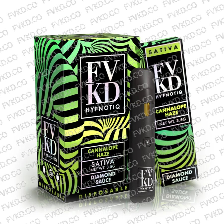 FVKD Hypnotiq Diamond Sauce 3.5G Disposable Cannalope Haze