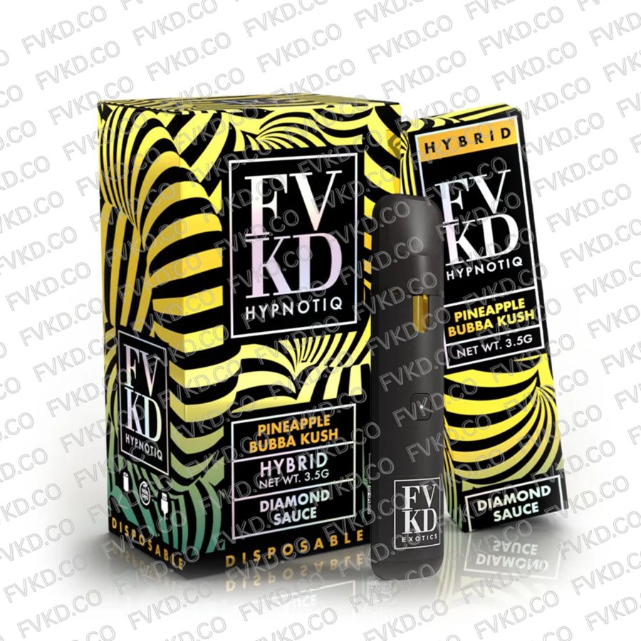 FVKD Hypnotiq Diamond Sauce 3.5G Disposable Pineapple Bubba Kush