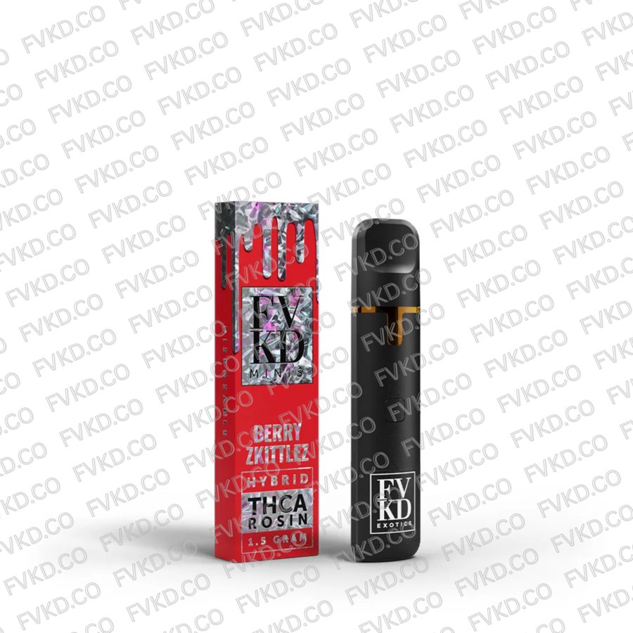 FVKD THCA Rosin Minis 1.5G Disposable Berry Zkittlez
