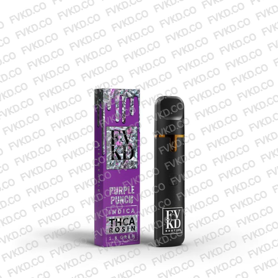 FVKD THCA Rosin Minis 1.5G Disposable Purple Punch
