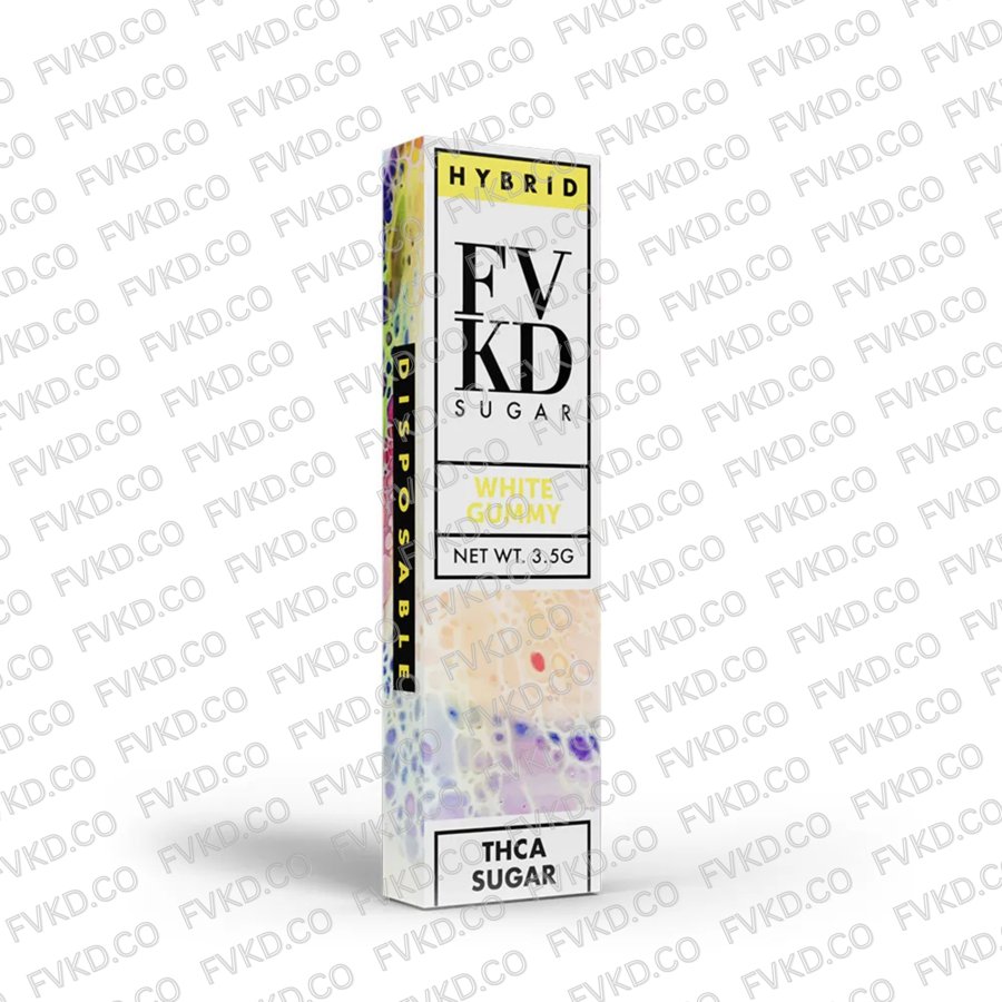 FVKD THCA Sugar 3.5G Disposable White Gummy