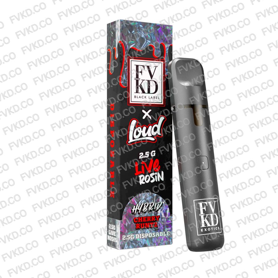 FVKD x LOUD Live Rosin 2.5G Disposable Cherry Runtz