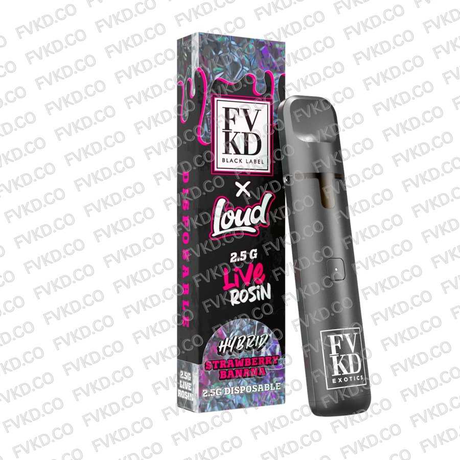 FVKD x LOUD Live Rosin 2.5G Disposable Strawberry Banana