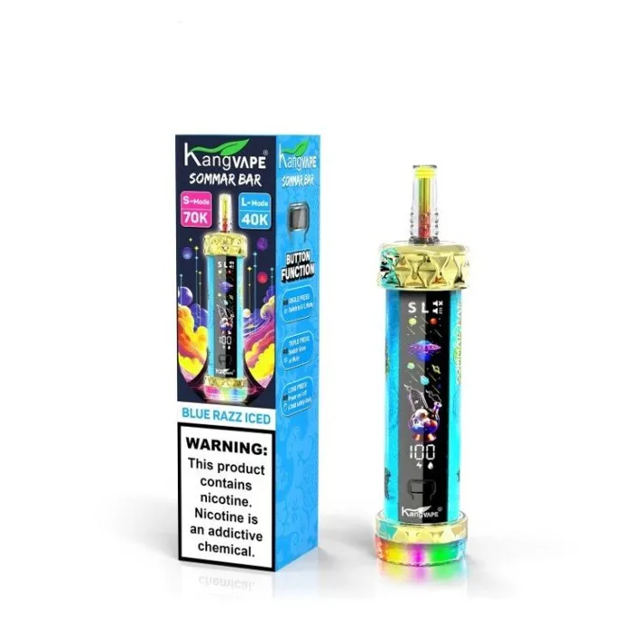 Kangvape Sommar Bar 70000 E-Hookah Blue Razz Iced