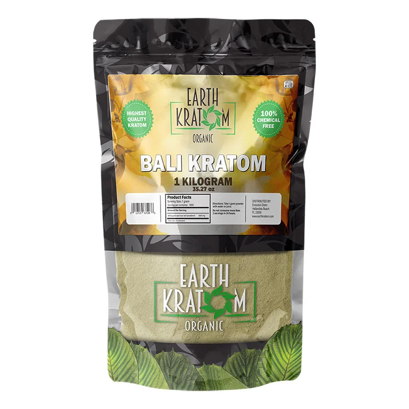 EARTH KRATOM Kratom Powder 1 Kilo Red Bali Kratom Powder