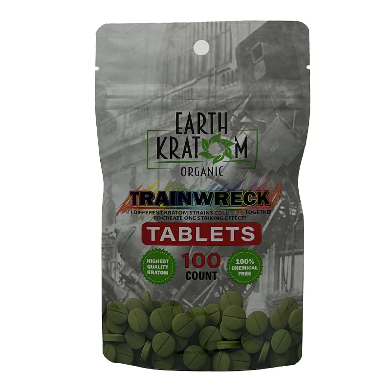 EARTH KRATOM Kratom Tablets Earth Kratom Trainwreck Kratom Tablets