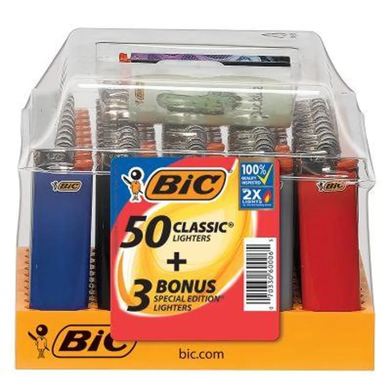 BIC Maxi Pocket Lighter Classic Assorted colors