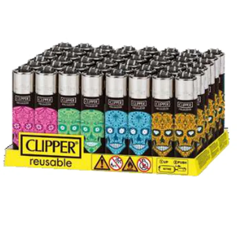 Clipper Mini Lighter Sugar Skull