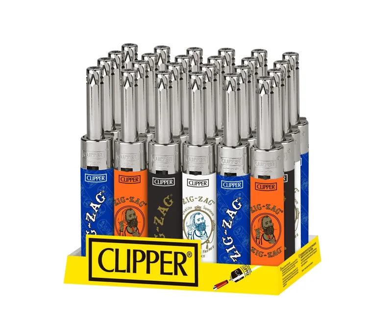 Clipper Mini Lighter Tube - Zig-Zag